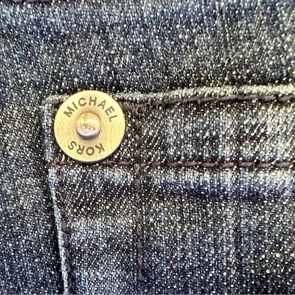 Michael Kors Mid Rise Straight Leg Jeans 2 - Picture 6 of 10